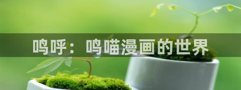香蕉文化漫画书2023年最新版：鸣呼：鸣喵漫画的世界